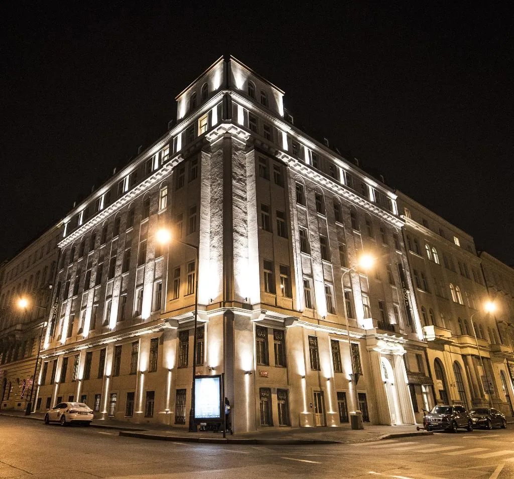 General view, The Gold Bank, Prague