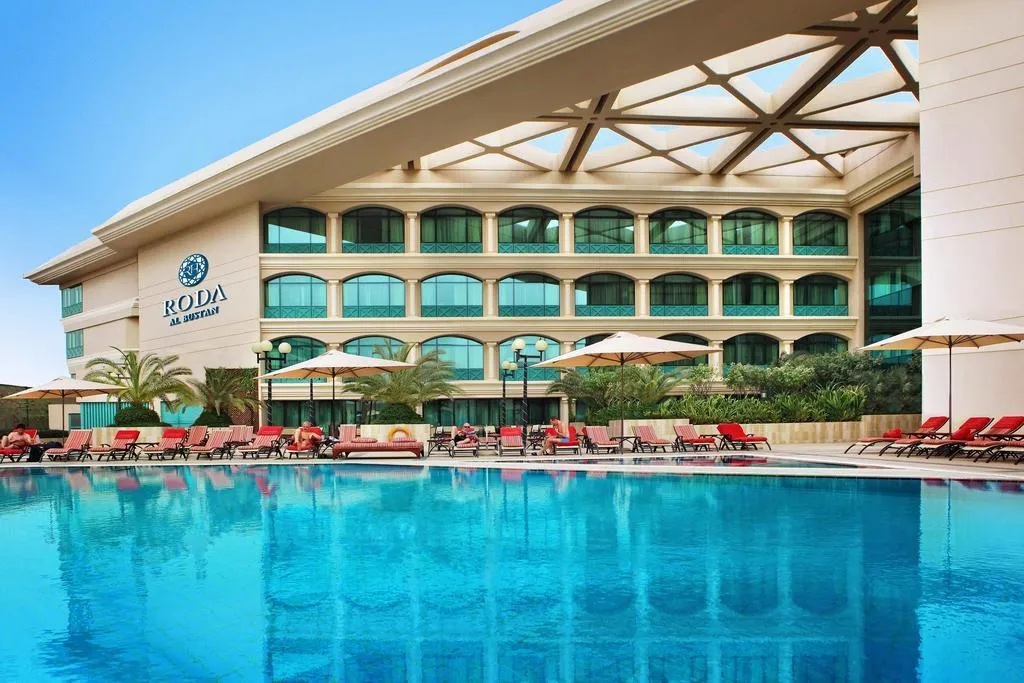 Terrace, Movenpick Grand Al Bustan Hotel, Dubai