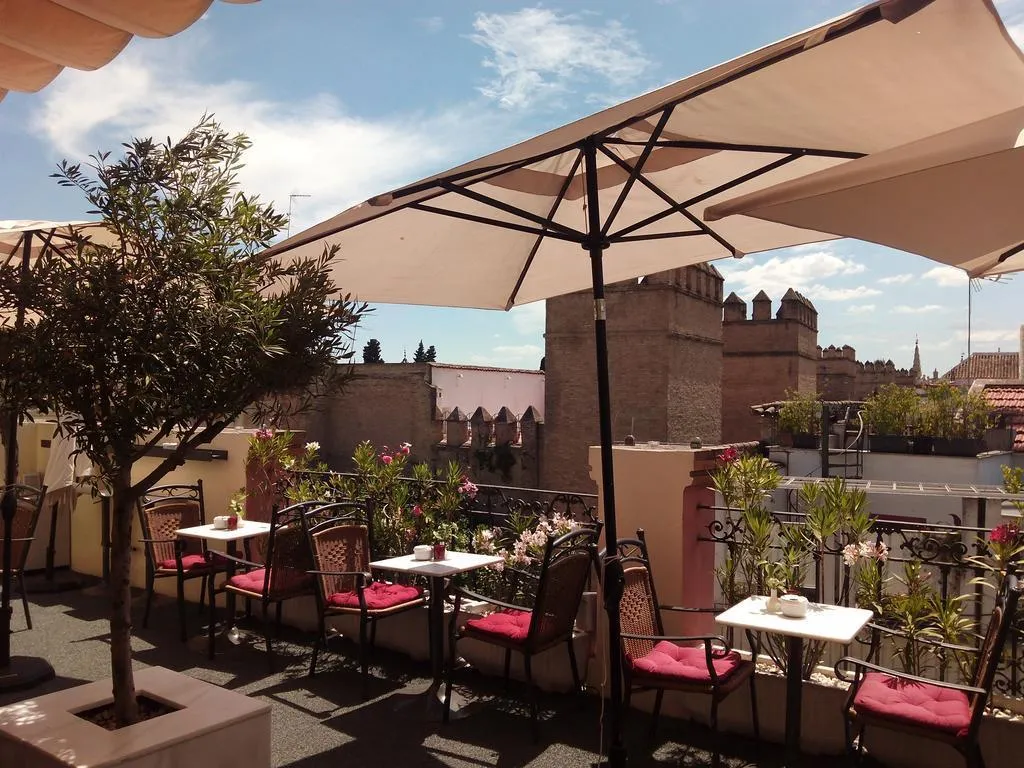 Terrace, Hotel Palacio Alcázar, Seville