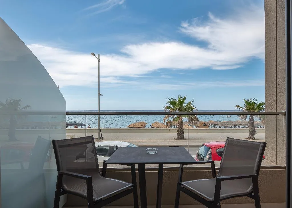 Beach, Blue Sky Apartments, Crete