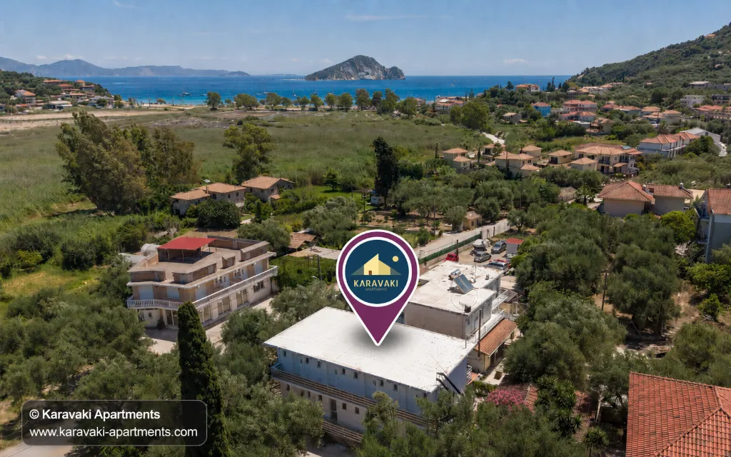 General view, Karavaki Apartments, Zante