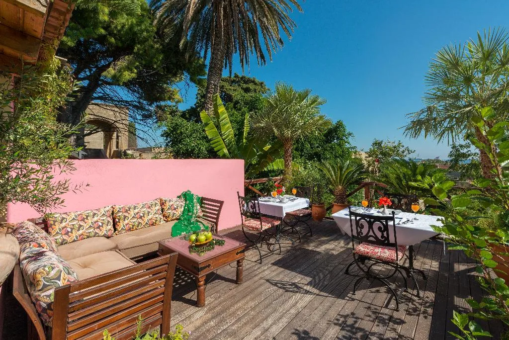 Terrace, Nikos - Takis Fashion Boutique Hotel, Rhodes