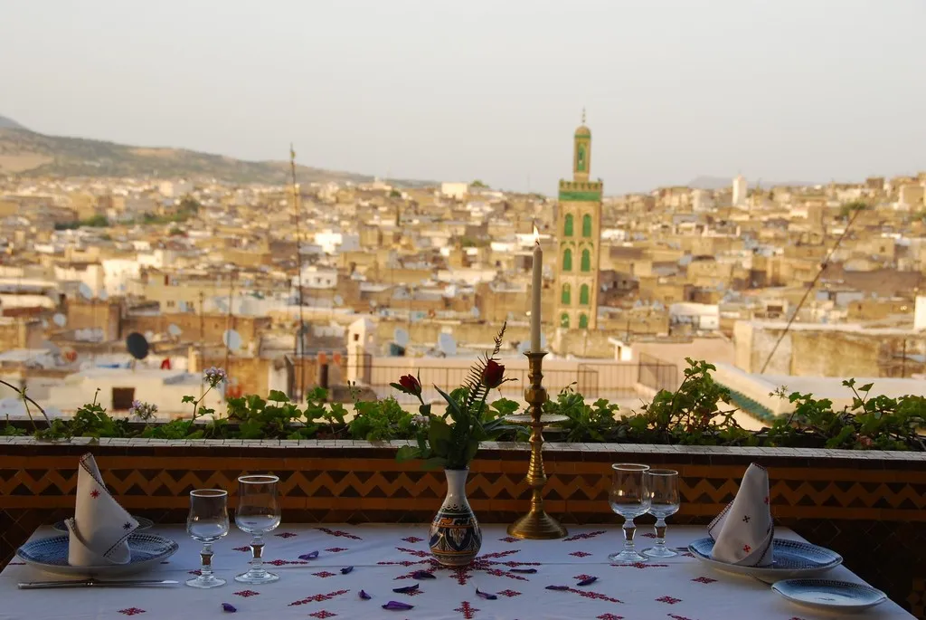 Terrace, Dar el Ghalia, Fez