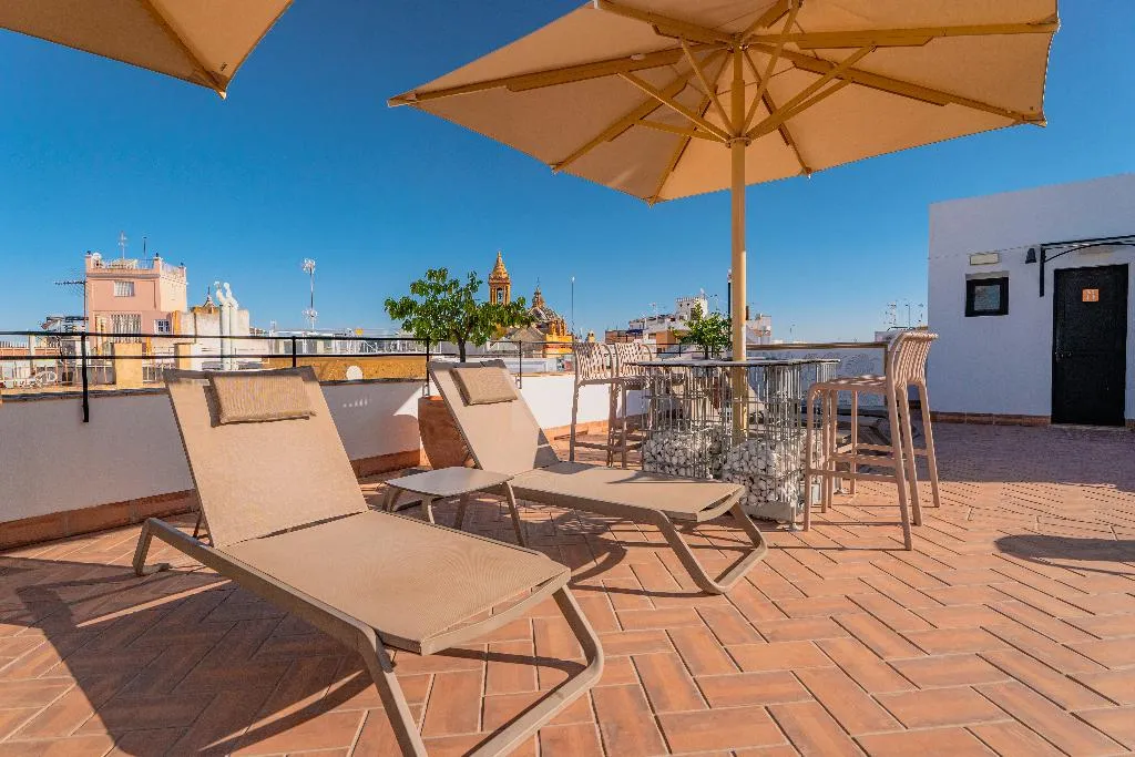 Terrace, Joya Del Casco Boutique Hotel, Seville