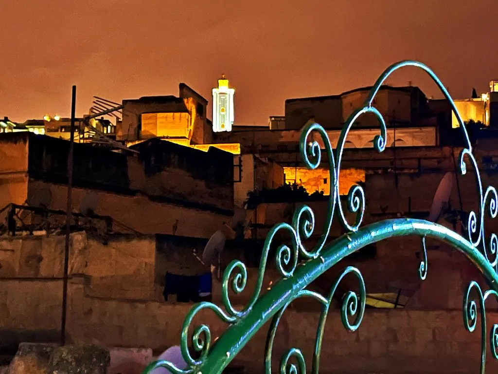 Terrace, Dar Guennoun, Fez