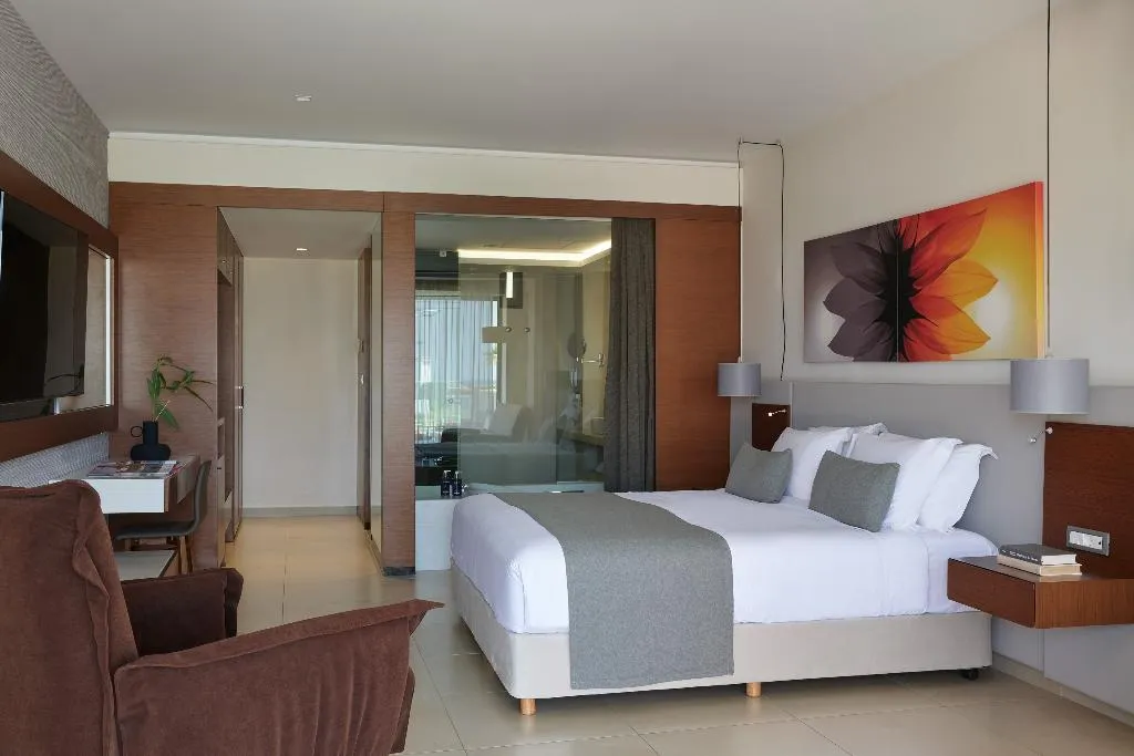 JUNIOR SUITE WITH PRIVATE POOL Room, Atlantica Kalliston Resort & Spa, Crete