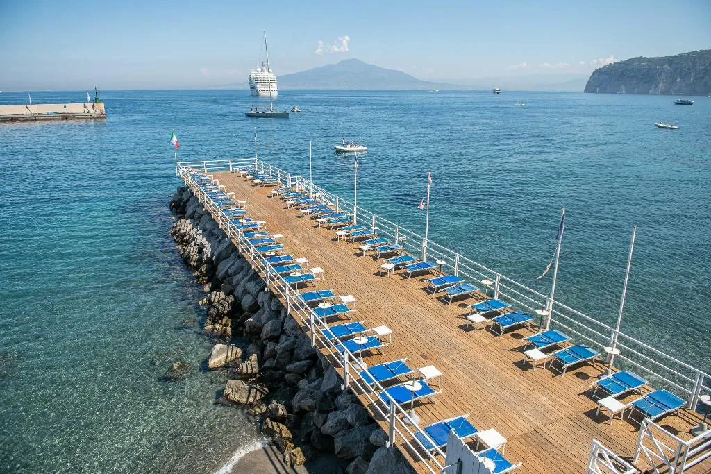 Beach, Grand Hotel Europa Palace, Naples