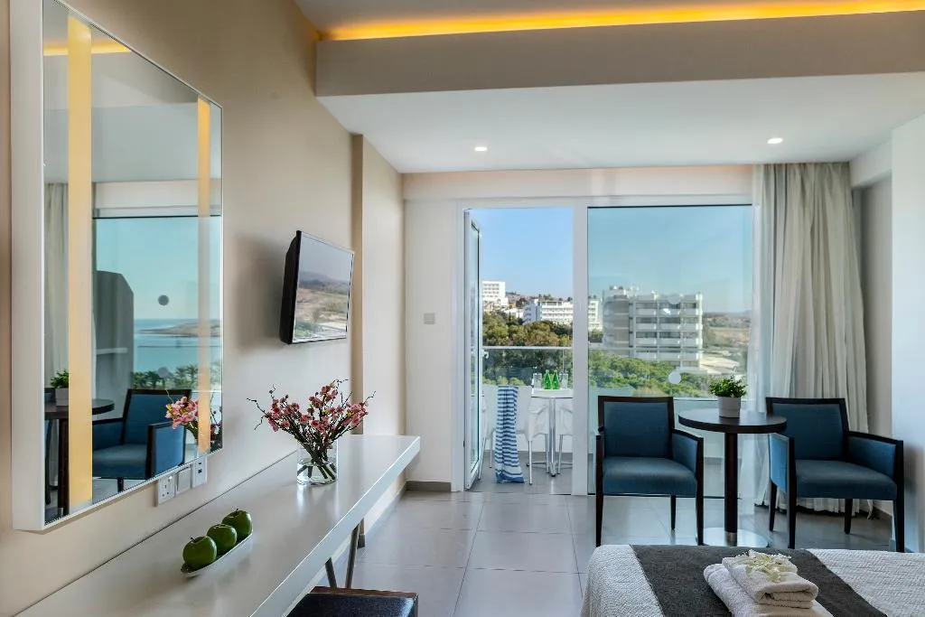 Double or Twin SUPERIOR SIDE SEA VIEW Room, Melissi Beach Hotel & Spa, Cyprus