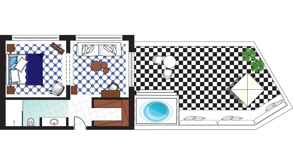 SUITE DELUXE WITH JACUZZI Room, Caramel, A Resort to Live, Crete