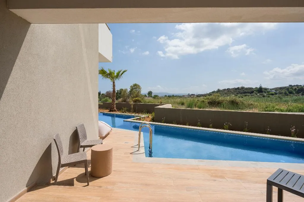 DOUBLE WITH PRIVATE POOL Room, Mare Village Hotel, Crete
