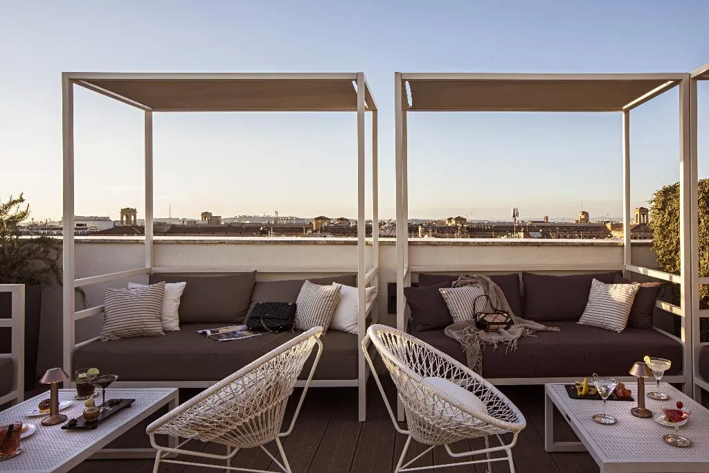 Terrace, The Independent Hotel, Rome