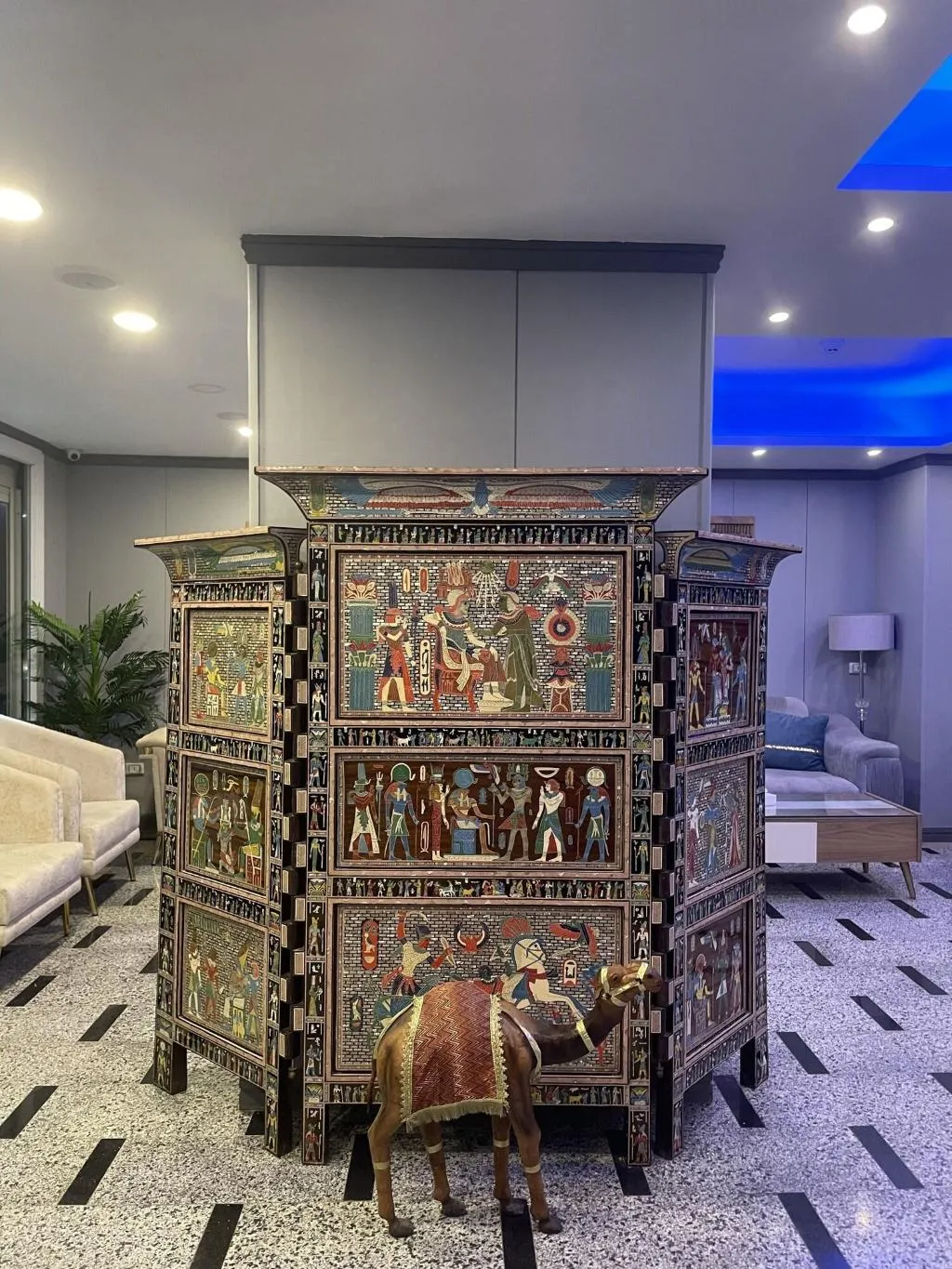 Lobby, Turquoise Pyramids Hotel, Cairo