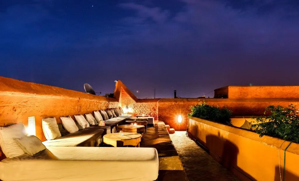 Terrace, Riad Al Jazira, Marrakech