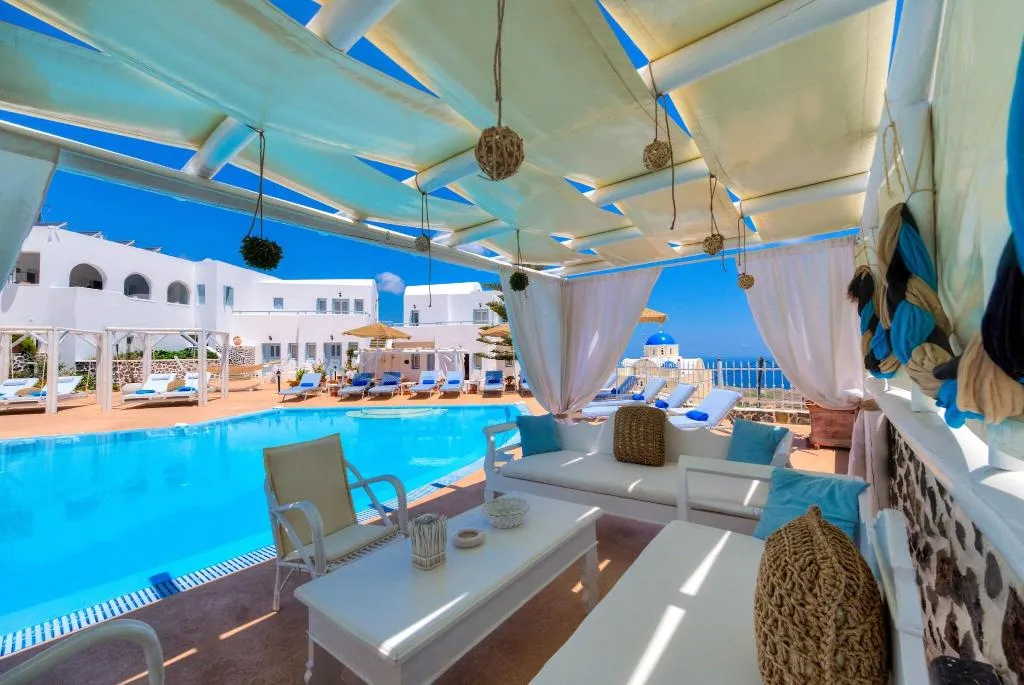 Pool, Dream Island Hotel, Santorini