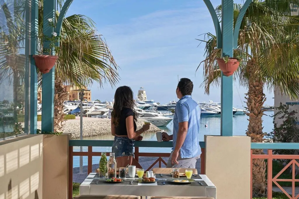 Terrace, Mosaique Hotel, Red Sea Riviera