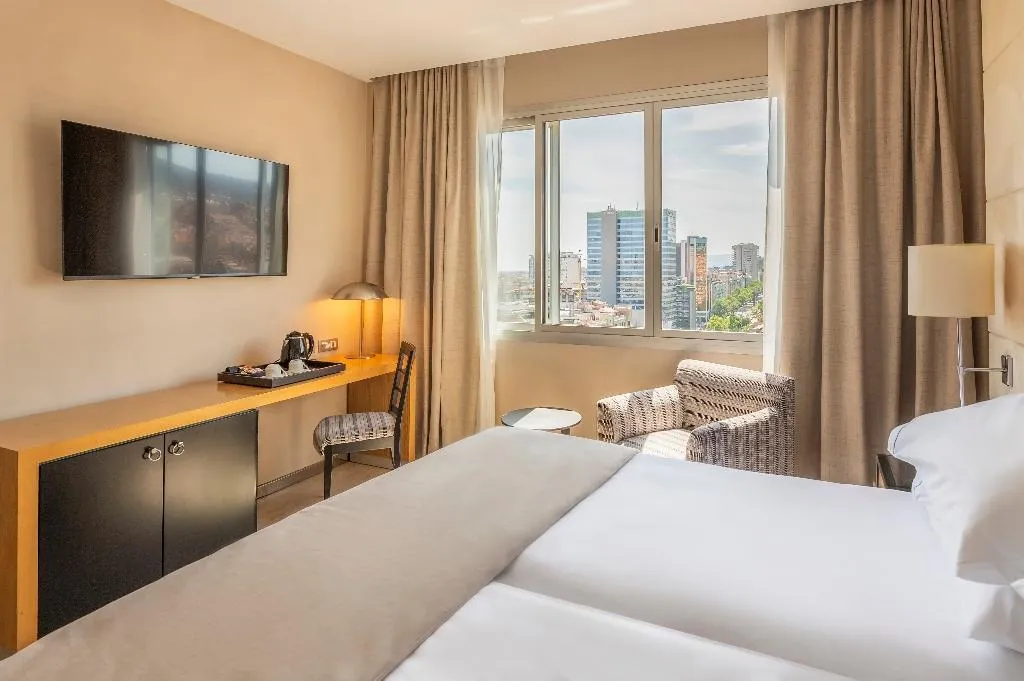 DOUBLE SINGLE USE WITH VIEWS Room, Hesperia Presidente, Barcelona