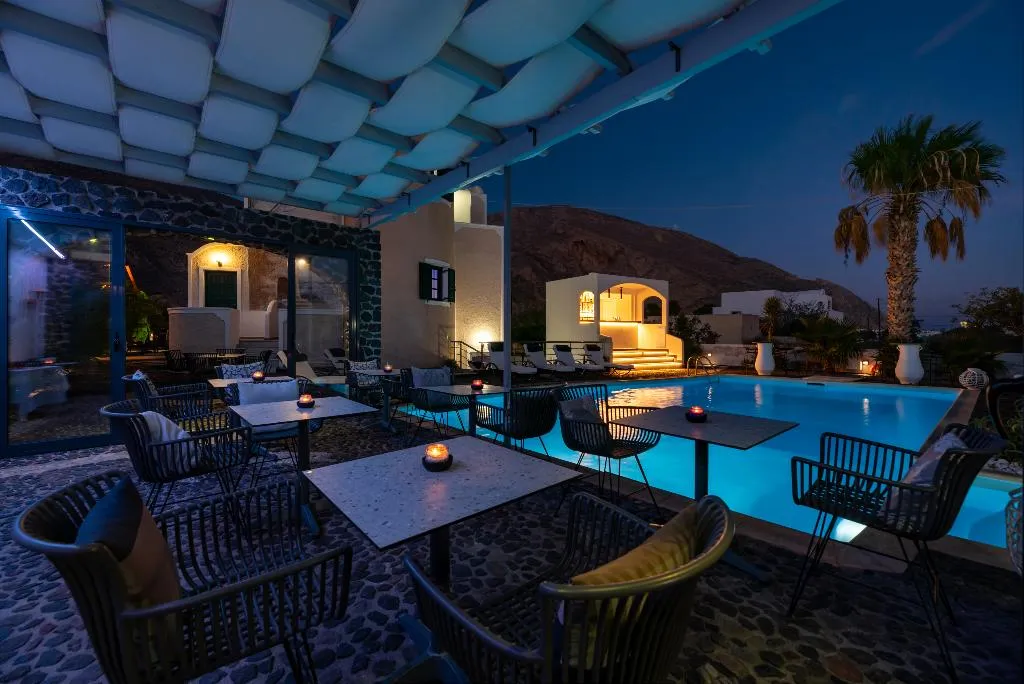 Restaurant, Villa Anemomilos Perissa, Santorini