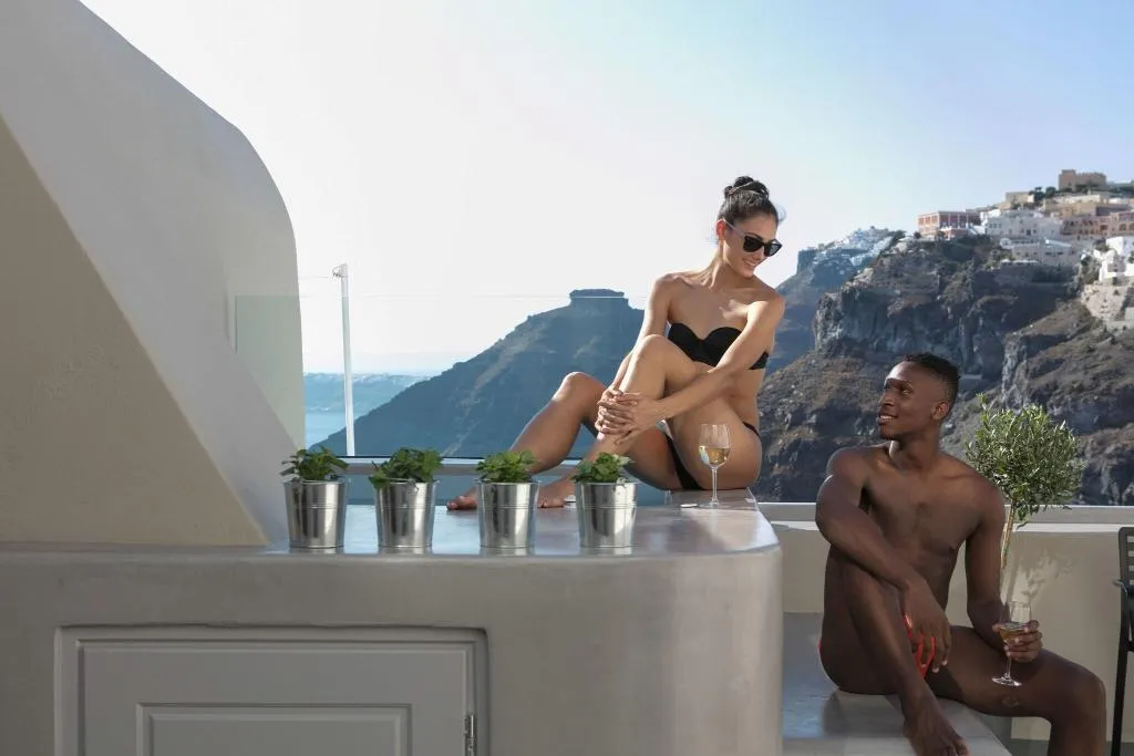 Terrace, Aria Suites, Santorini