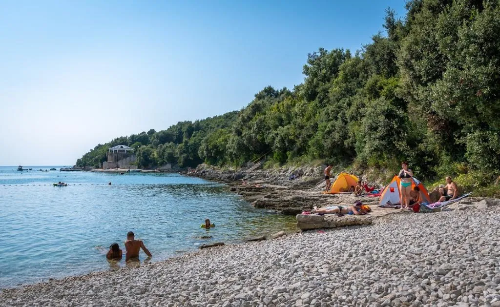 Beach, Duga Uvala, Istria