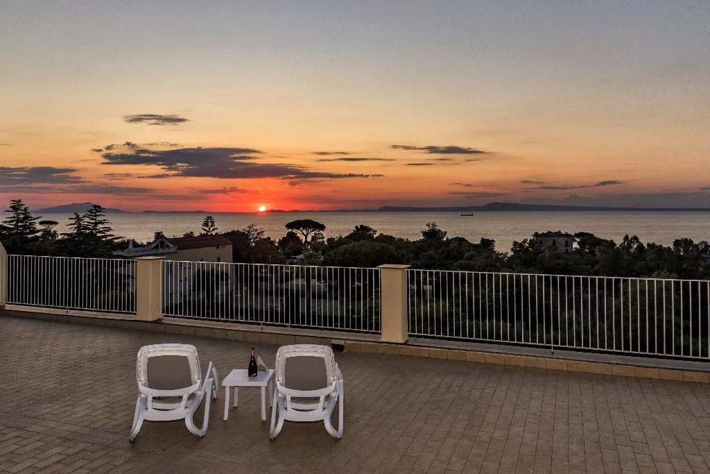 Terrace, Sisters' Hostel, Naples