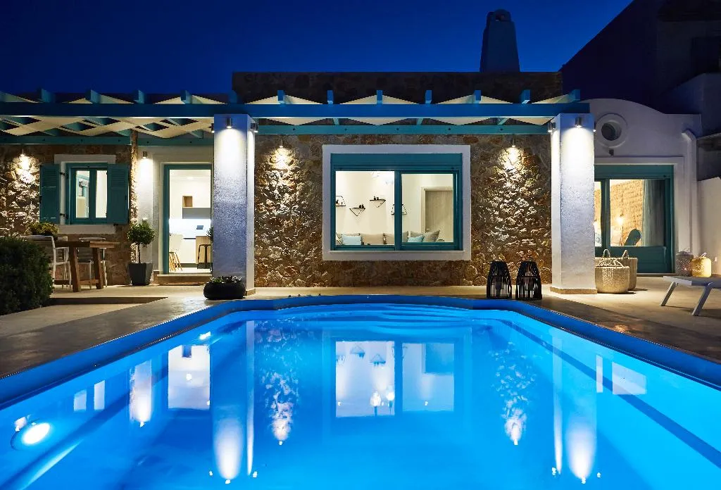 General view, Almyriki Beach Villa, Santorini