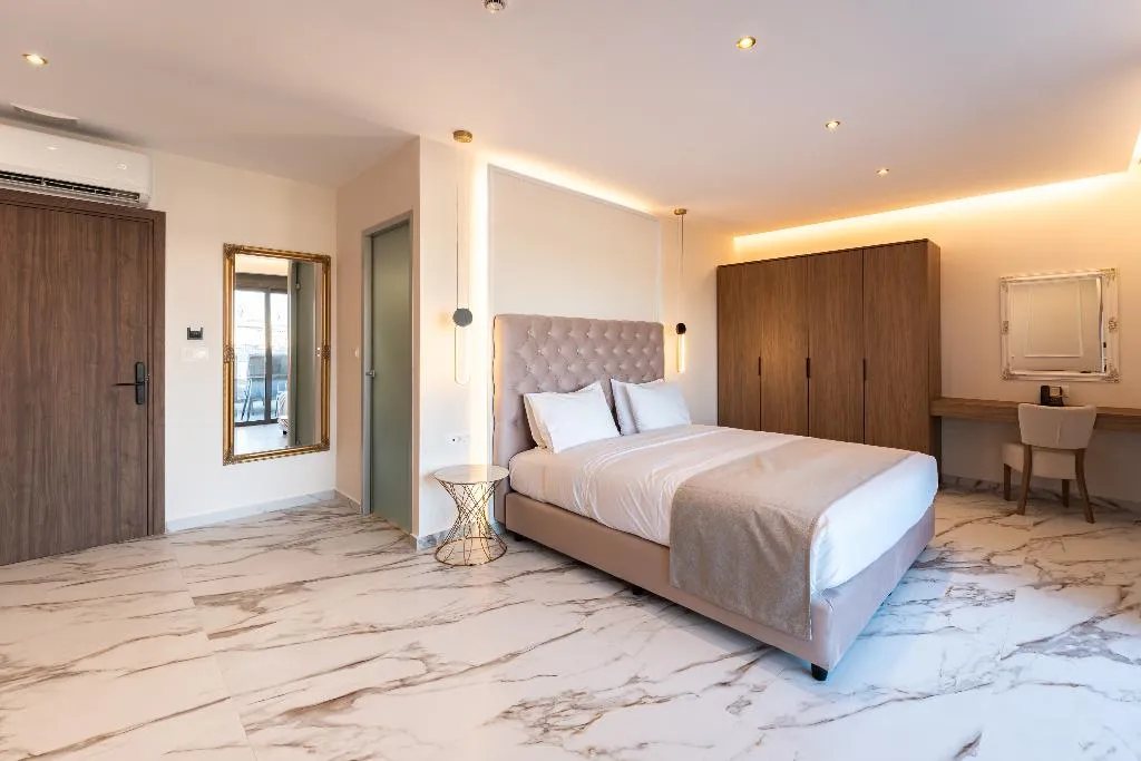 SUITE DELUXE ONE BED Room, Philia Center Suites, Rhodes