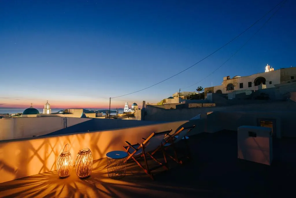 General view, Pyrgos Kastelli Villas, Santorini