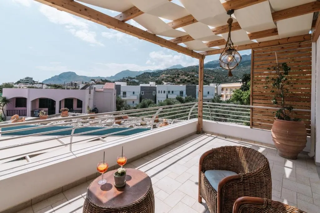 JUNIOR SUITE POOL VIEW Room, Myrtis Spa Hotel, Crete