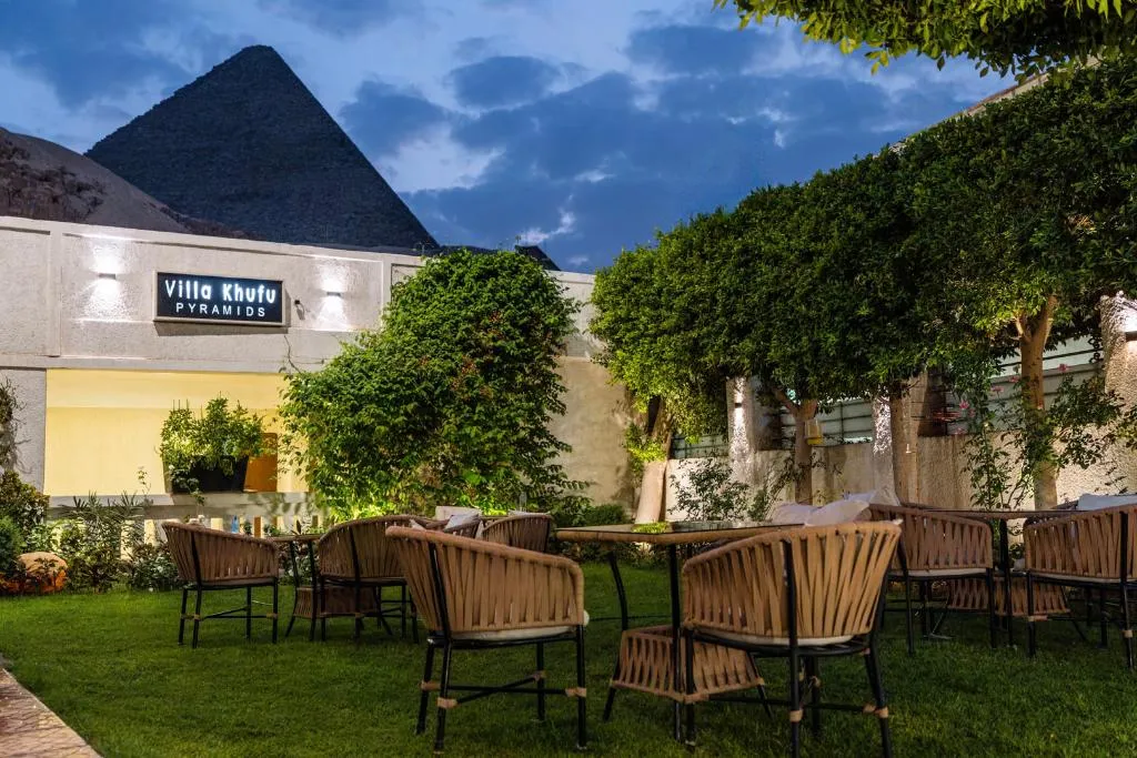 Lobby, Villa Khufu Pyramids Hotel, Cairo