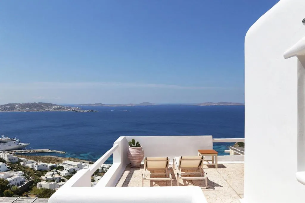 Terrace, La Maison Blanche, Mykonos