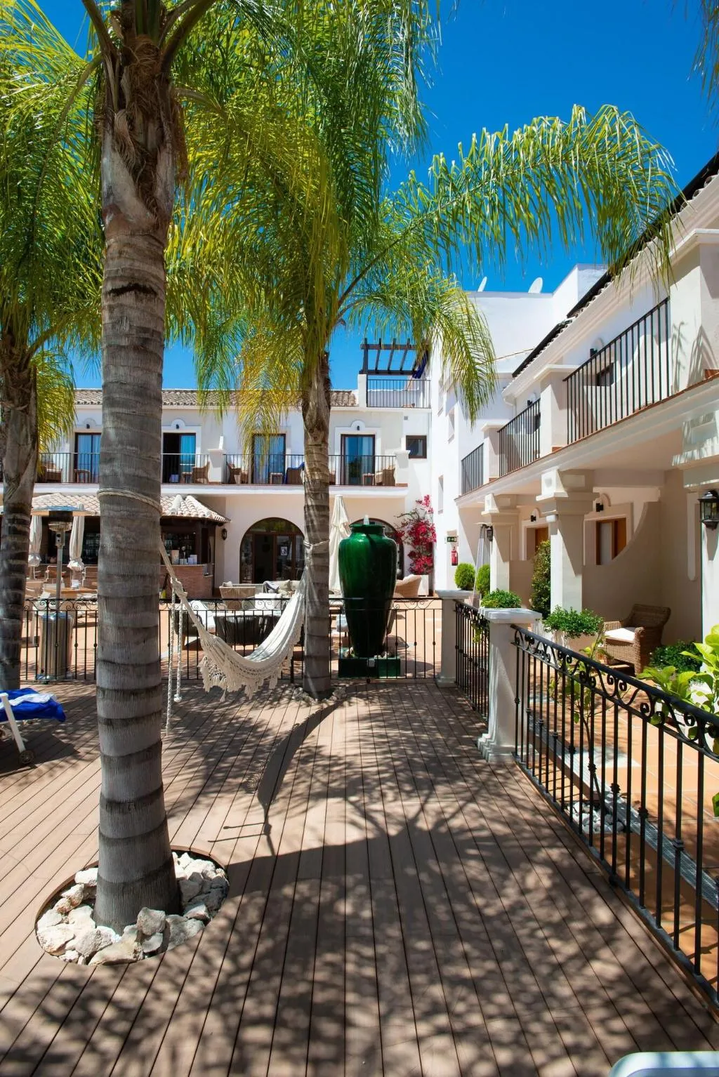 Terrace, Paloma Blanca Boutique Hotel, Costa Del Sol