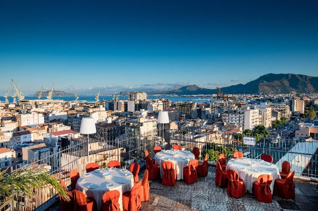 Terrace, Astoria Palace Hotel, Palermo