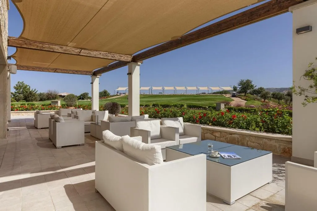 Terrace, Aphrodite Hills Rentals – Junior Villas, Cyprus