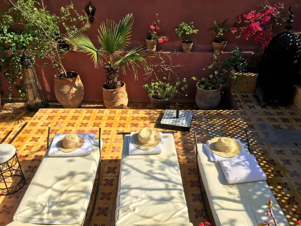 Terrace, Riad Al Mamoune, Marrakech