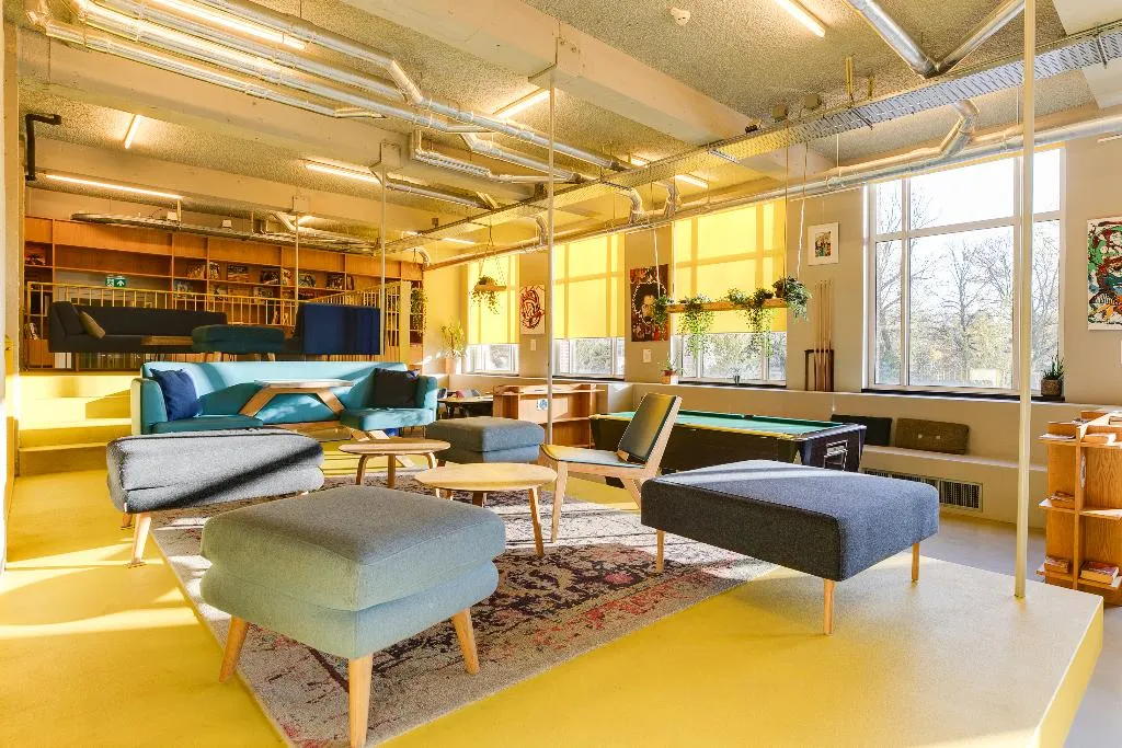 Lobby, ClinkNoord Hostel, Amsterdam