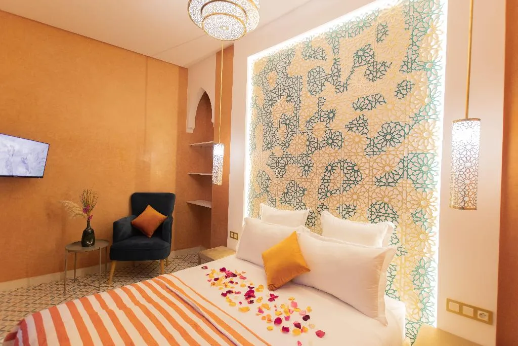 DOUBLE DELUXE ONE BED Room, Riad Marrakech Doors, Marrakech