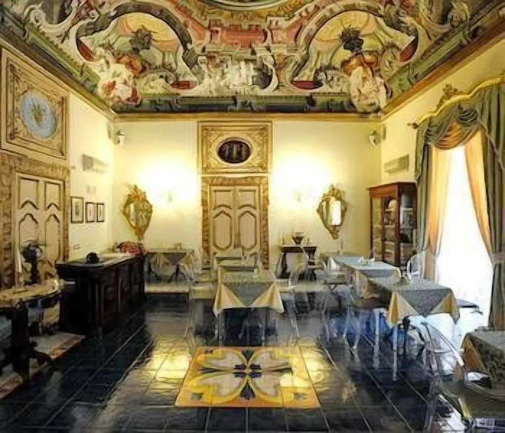 Restaurant, Hotel Floridiana, Naples