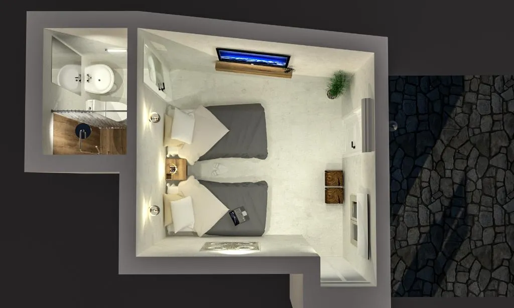 Double or Twin COMFORT Room, Mina Town Hillside, Mykonos