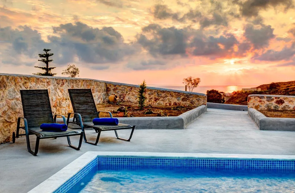 Terrace, Desiterra Resort, Santorini