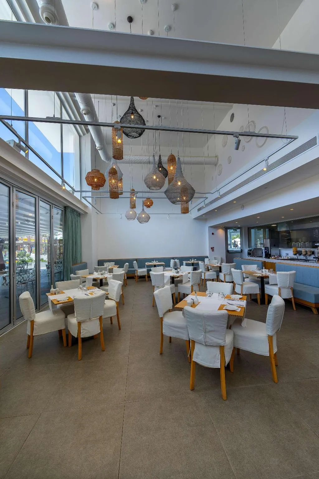 Restaurant, Protaras Plaza Hotel, Cyprus