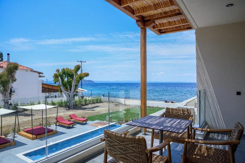 JUNIOR SUITE SEA VIEW Room, Amyntas Seafront Hotel – Adults Only, Halkidiki