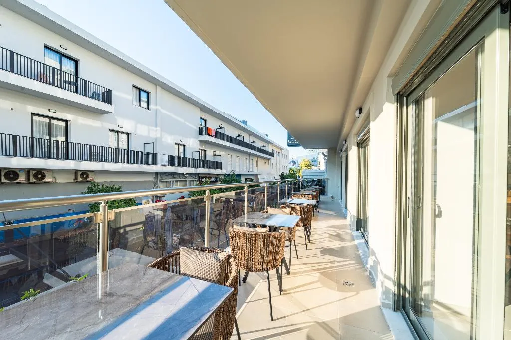 Terrace, Philia Center Suites, Rhodes