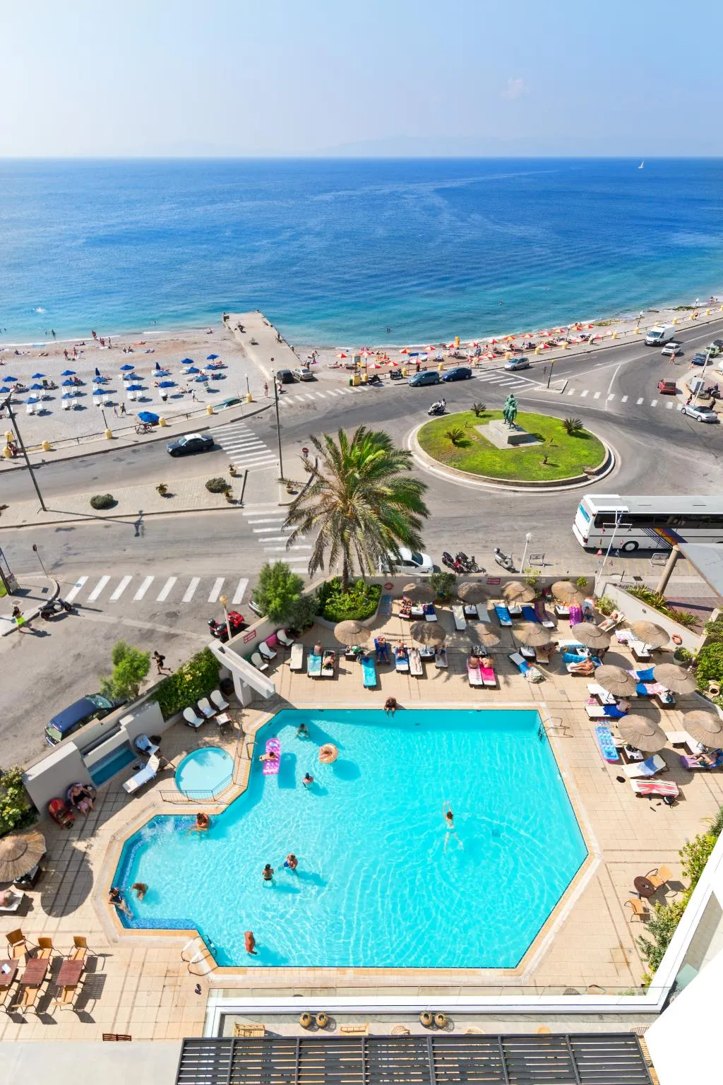 Pool, Blue Sky City Beach Hotel, Rhodes