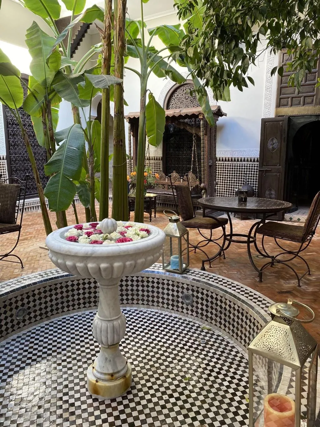 Terrace, Riad Ilayka, Marrakech