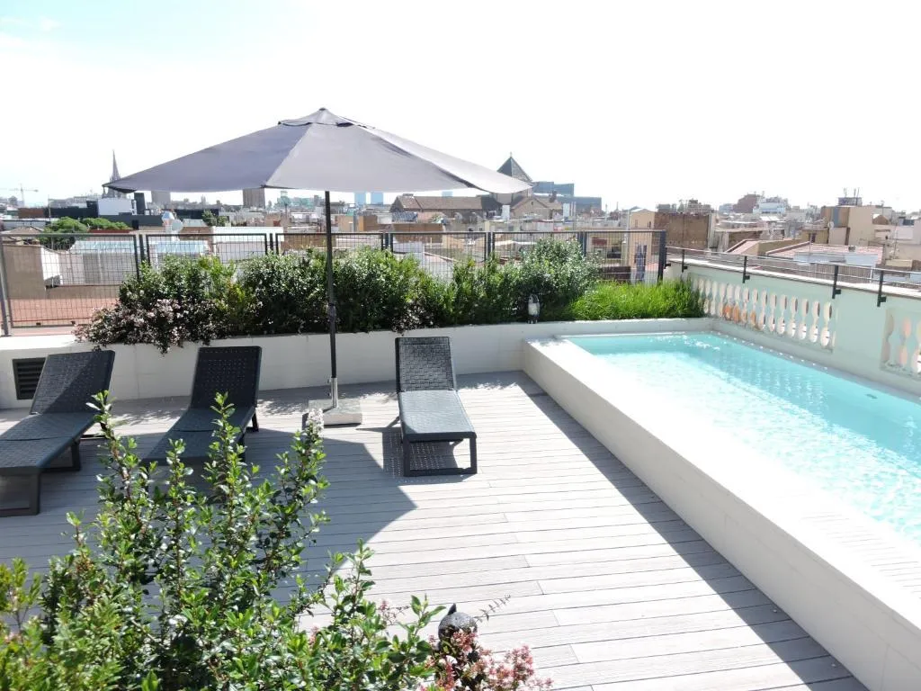 Terrace, Raval House, Barcelona