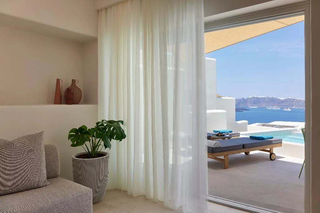 VILLA SEA VIEW ONE BEDROOM Room, Apanemo Hotel, Santorini
