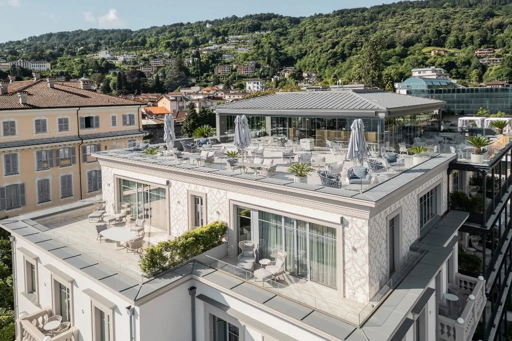 Terrace, Boutique Hotel Stresa, Milan