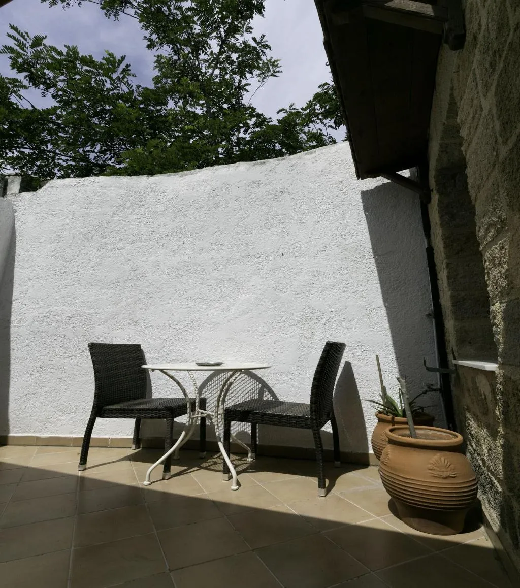 Terrace, Evdokia Hotel Old Town, Rhodes