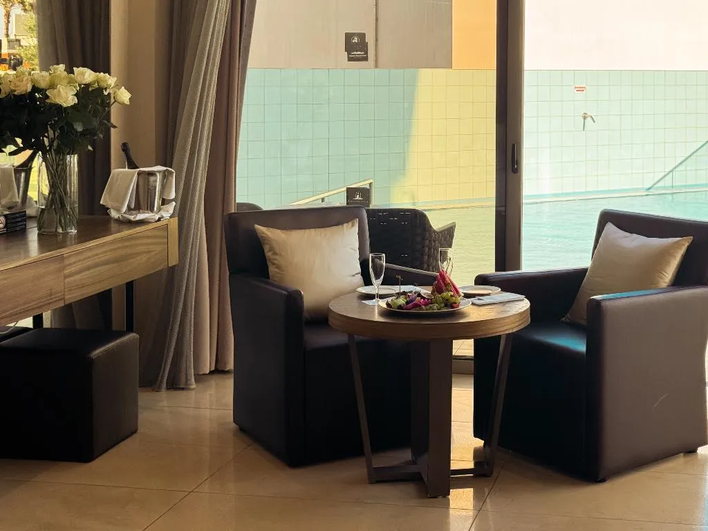 Double or Twin SUPERIOR WITH PRIVATE POOL Room, Adams Beach Hotel, Cyprus