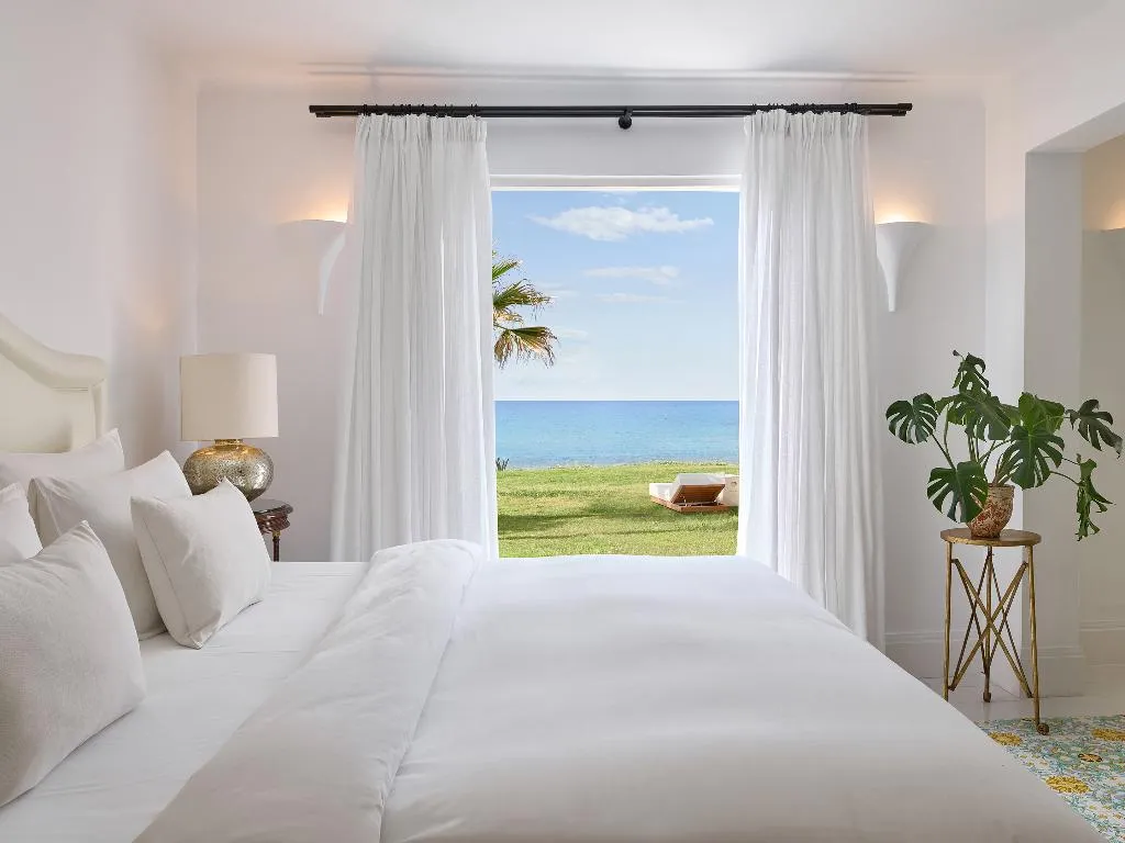 VILLA BEACH FRONT TWO BEDROOMS Room, Caramel, A Resort to Live, Crete